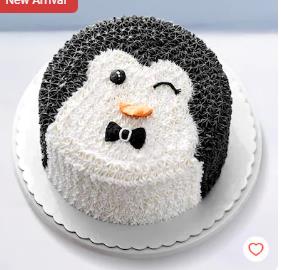 Penguin — handcrafted cake by Shakti Food Products